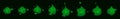 Sprite sheet of green liquid, slime stains, or alien blood